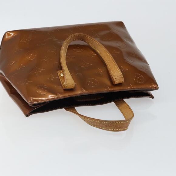 LOUIS VUITTON Monogram Vernis Reade PM Hand Bag Bronze M91146 - Picture 6 of 12